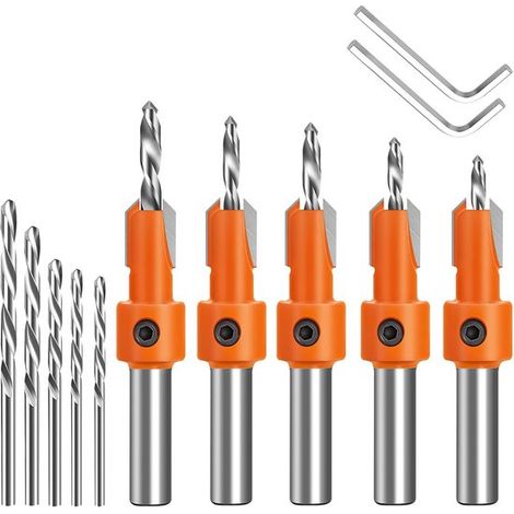 Verstellbares Senkbohrer Set 8 mm 5 teilig (1/5)