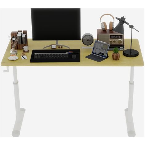 Bureau réglable pour enfants et adultes – Hauteur ajustable, bureau polyvalent pour la maison ou le bureau, design compact (1/5)