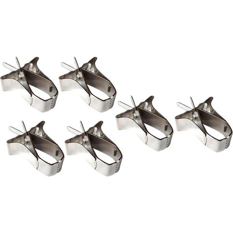 Stück Edelstahl Obstclips für Vögel Praktische Haushalts
