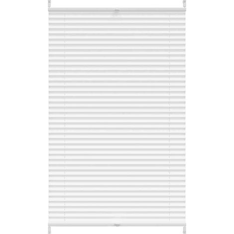 Maison Exclusive - Persiana plisada plegable blanca 70X125cm