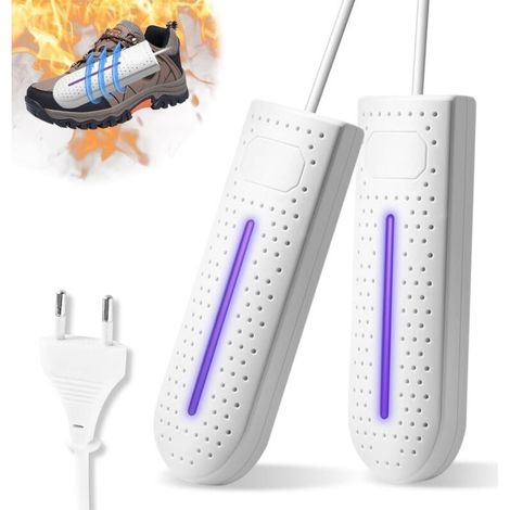 Sèche Chaussures Électrique, Sèche-Bottes de Ski, Sèche-Chaussures Portable à 360ª séchage, Chauffe-Chaussures Électrique Antibactérien, Chauffe-Chaussures Maison pour Baskets