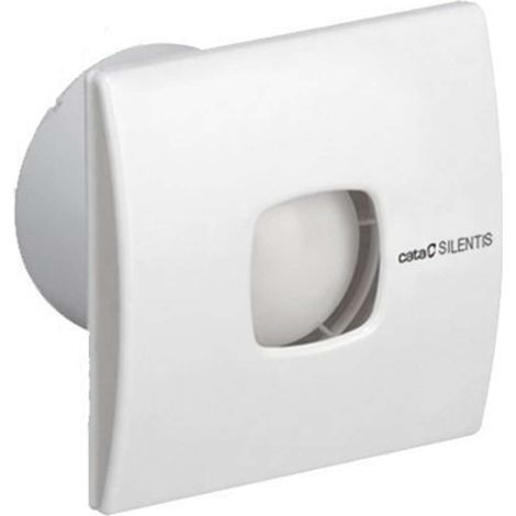Sapho Cata Silentis - Badventilator 10 T axial mit Timer, 15 W, Kanal 100 mm, weiß 01071000
