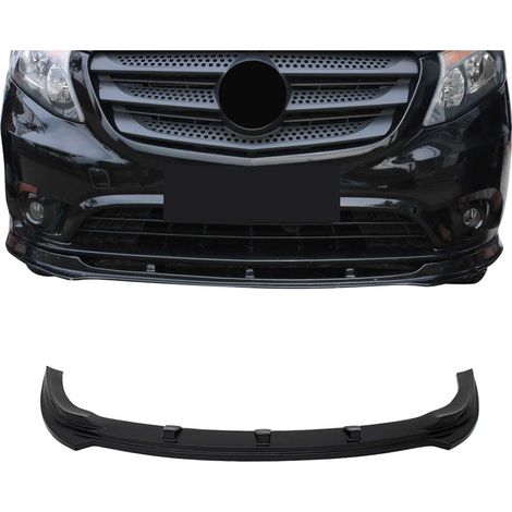 Lame De Pare-Chocs Avant pour Mercedes Vito W447 2014-2019 en ABS Noir Aucun Avis