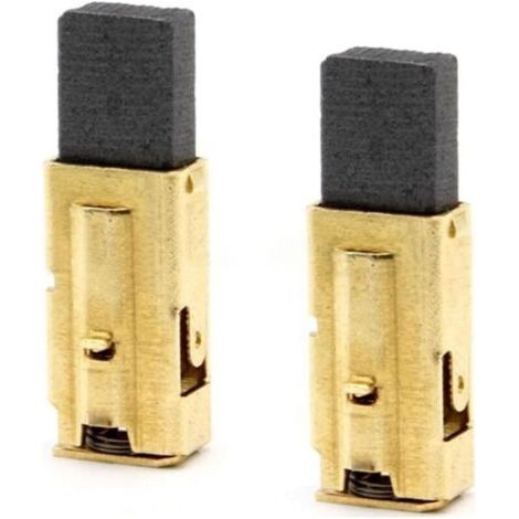 Lot de 2 balais de charbon de rechange pour marteau perforateur Metabo et raboteuse, support inclus (1/4)