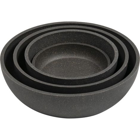 Gamelle en Bambou Écologique Antidérapante pour Animaux, Design Élégant, Capacité 520ml, Ø14cm, Brun, Idéale pour Chien et Chat, Facile à Nettoyer, Modèle Bon Appetit