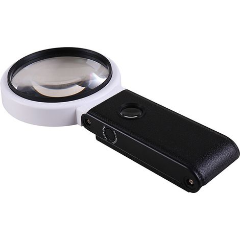 Lente d'ingrandimento 25X a mani libere con 21 luci LED per monete, gioielli, artigianato, hobby, lente d'ingrandimento 40X portatile o da tavolo, per anziani, lettura, riparazione orologi, saldatura,