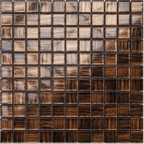 Ilcom mosaico in vetro su rete per bagno e cucina 30cm x 30cm - The doors (1/3)