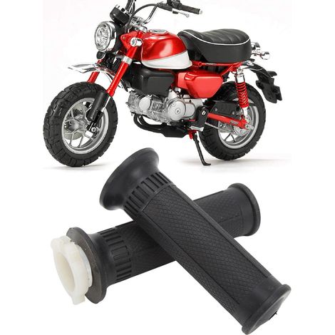 Ein Paar originale Ersatz-Bremshebelabdeckungen, 53167-GW0-305 und 53140-GW0-000, passend für Honda Z50JZ. (1/5)