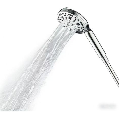 Handbrause mit Hochdruck, 10 Strahlarten, mit Spüldüse und integriertem Filter für das Badezimmer-lsw (1/5)