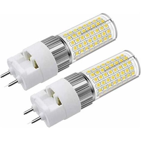 Ampoule à LED G12 16W Blanc Naturel, ampoule maïs bi-pin (équivalent 150W halogène/ampoule à incandescence), 4000K 1600 Lumen Plafonnier Floodlight pour maison rue garage paysage entrepôt, Pack de 2 (1/4)
