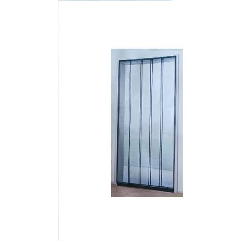 Tenda Zanzariera Pannelli Strisce Verticali per portefinestre Riducibile 120x240 (1/5)