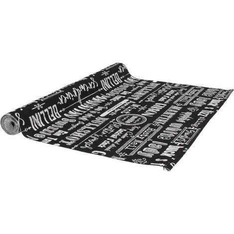 Tovaglia Runner 40x140 cm nero in cotone
