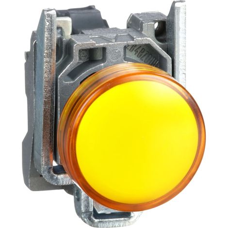 Lampada spia Ø22 - IP65 - gialla - LED integrato - 120V - XB4BVG5