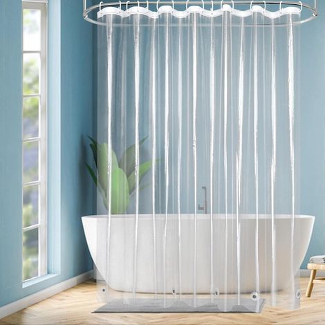 Duschvorhang PEVA transparent Transparent H200 x B240 cm (1er Pack) (1/5)