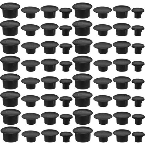 KOMBIUDA Lot de 200 bouchons ronds en plastique (1/5)