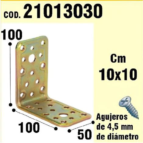 WOLFPACK LINEA PROFESIONAL soporte para madera ángulo 50x 100x 100 mm.
