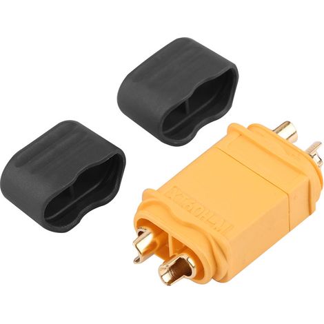 paire de connecteurs XT60H et XT60+ (mâle et femelle) pour batterie LiPo (accessoire RC) (1/5)