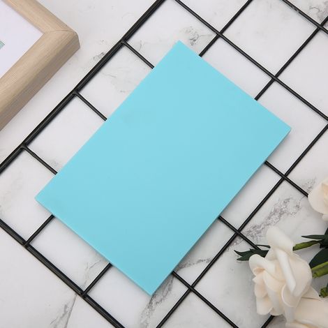 Lot de 2 Blocs de Gravure en Caoutchouc Bleu Ciel 15x10x0,8cm pour Tamponner DIY et Sculpture Manuelle (1/5)