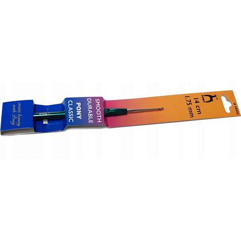Uncinetto con manico in pelo di pony 14 cm / 1,75 mm (1/2)