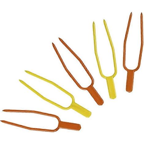 Fourches de fixation pour plantes grimpantes, 200 pièces, couleurs assorties, réutilisables