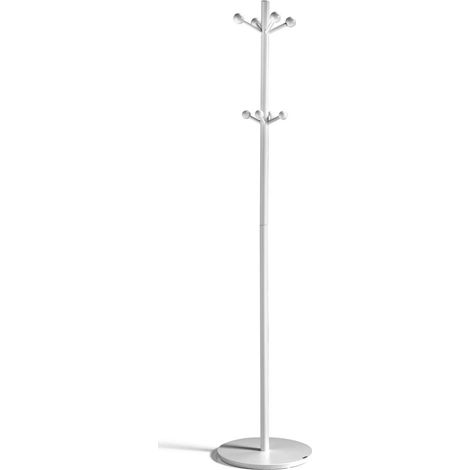 Perchero mod. 402 lacado en color blanco, 180 cm(alto)37 cm(ancho)37 cm(largo) (1/2)