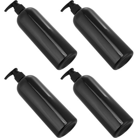 Set mit 4 wiederverwendbaren Duschspenderflaschen aus