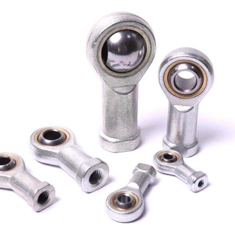 Métal à métal avec raccord de graisse femelle Rose Joint M5/M6/M8/M10/M12 Filetage gauche Bronze Doublure Tige Roulement à billes (1/5)