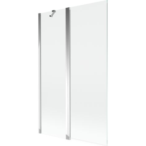 Mexen Mist paravento per vasca da bagno a 2 ante 110 x 150 cm, trasparente, cromo - 8A9-110-011-01-00 (1/5)