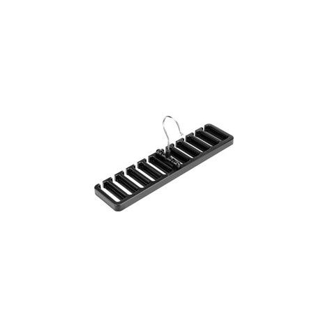Porte-cravates et porte-ceintures - rangement pour cravates, rangement gain de place pour cravates dans la penderie (noir) (1/5)
