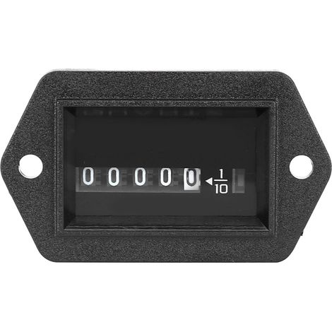 Compteur d'heures de fonctionnement DC 6-50V IP65 Étanche pour Van Atelier (1/3)