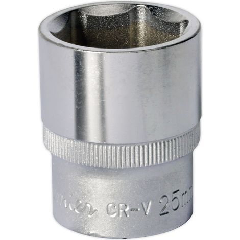 Sealey S1225 Premier Socket 1/2"Sq Drive 25mm