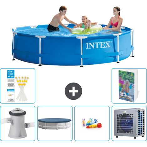 Intex Piscina con struttura Rotonda - 305x76 cm - 7-pezzi  S338 (1/5)