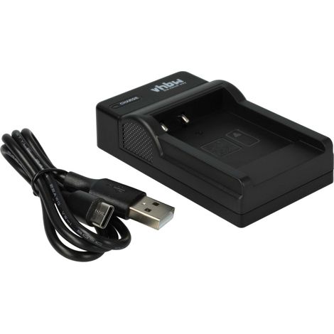 vhbw USB-C Ladegerät kompatibel mit Sony Cybershot DSC-W690, DSC-W730, DSC-W830, DSC-W710, DSC-W810 Kamera - Ladeschale + USB-C Kabel Ladeanzeige (1/5)