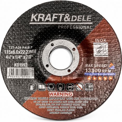 115-mm-Profi-Metalltrennscheibe Kraft&Dele (1/3)