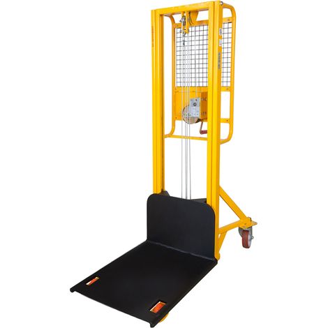 Sollevatore 200 Kg. ad arganello sollevamento 2 mt.