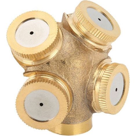 Buse pulvérisation agricole haute pression laiton G1/2 DN15, pour atomiseur et arroseur jardin (1/5)
