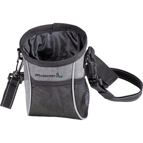 Bolsa para premios para perros, bolsa para golosinas para perros, bolsa para perros, bolsa para snacks hecha de material ecológico (gris) (1/5)