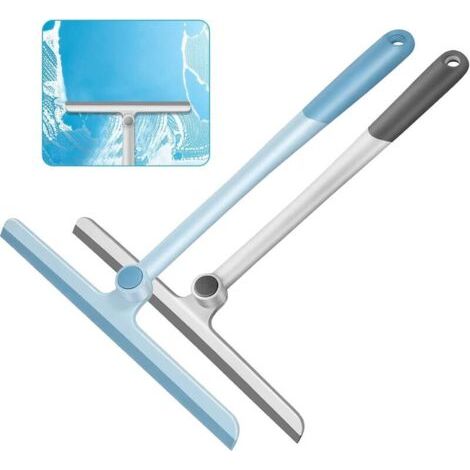 BUNTHAUS Lot de 2 Raclettes Silicone 28 cm   Idéales pour Douche, Salle de Bain et Salon, Nettoyage Efficace