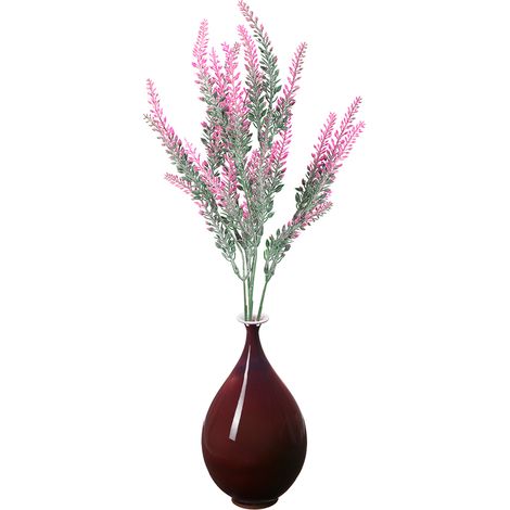 25 künstliche Brautsträuße in Lavendelfarbe für Hochzeiten, Partys und Heimdekoration (Rosa) (1/5)