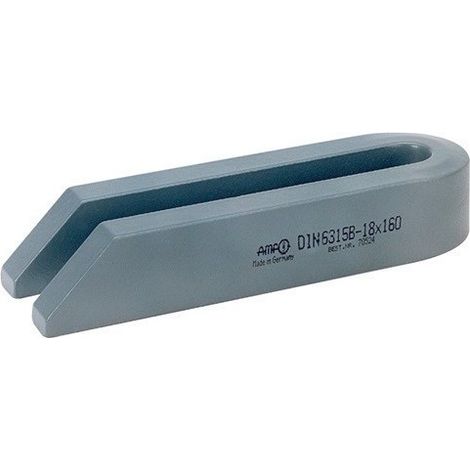 Abrazadera de horquilla DIN 6315B ranura-W.33mm L.600mm para tornillo de sujeción M30 AMF