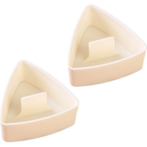 2 Moule à onigiri triangle, accessoire cuisine antiadhésif, kit sushi pour bento déjeuner, facile à nettoyer (1/5)