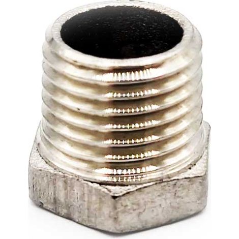 Sechskantverschluss 1/4" MZ, Edelstahl (1/4)
