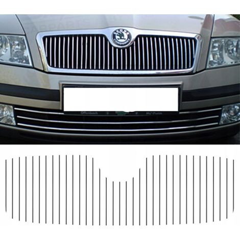 Skoda Octavia - baguettes chromées pour la calandre (1/4)
