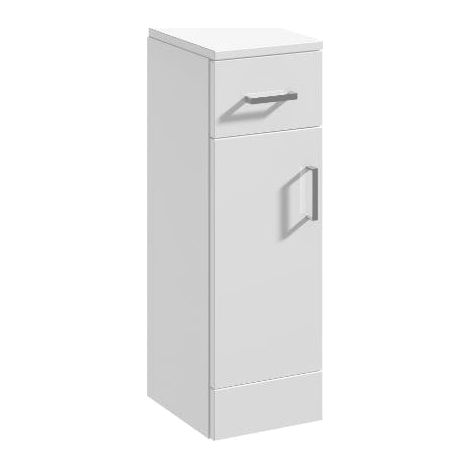 Nuie Mayford Cupboard Unit 250mm Wide x 300mm Deep - Gloss White (1/5)