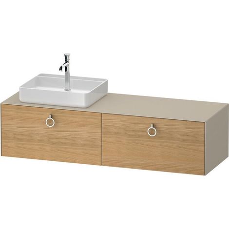 DURAVIT WT4890LH5600000 Consoles-WTU wh White Tulip 550x1600x