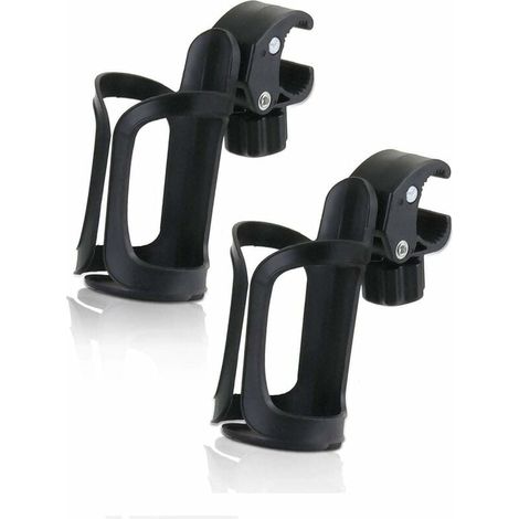 Lot de 2 Porte Bidons, Porte-Bidon Réglable,Porte-Gobelet de Vélo,Porte-Boîteilles Poussette,360 Degrés Rotatif Porte-Bidon pour Poussettes, Vélo de Montagne, Fauteuil Roulant-Fei Yu (1/2)