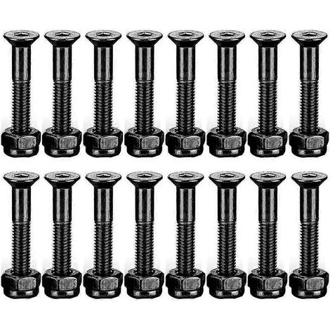 Lot de 16 vis de fixation pour skateboard de 1 pouce - Pièces détachées pour skateboard (1/5)