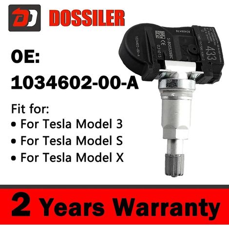 1034602-00-a Capteur de pression TPMS Dossiler pour Tesla Model 3 (2016-2019), Model S (2014-2019) et Model X (2016-2019) S180052068c (1/5)