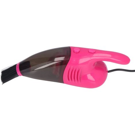 Aspirateur clavier USB portable à aspiration puissante et économique, multifonctionnel et rapide, mini aspirateur rose (1/5)
