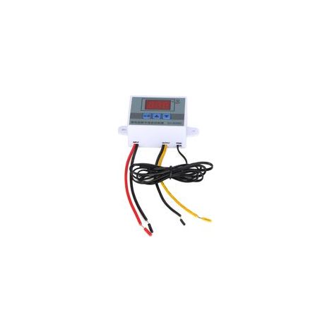 Controlador digital de temperatura XH-3002 para incubadora: alta precisión, pantalla LCD y ajuste fino.